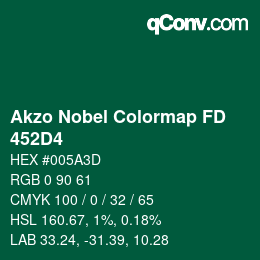Code couleur: Akzo Nobel Colormap FD - 452D4 | qconv.com