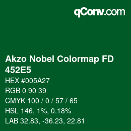Color code: Akzo Nobel Colormap FD - 452E5 | qconv.com