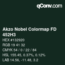 Farbcode: Akzo Nobel Colormap FD - 452H3 | qconv.com