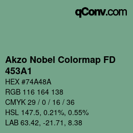 Color code: Akzo Nobel Colormap FD - 453A1 | qconv.com