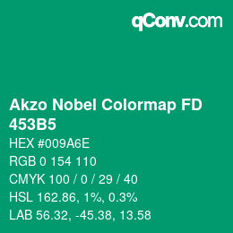 Color code: Akzo Nobel Colormap FD - 453B5 | qconv.com