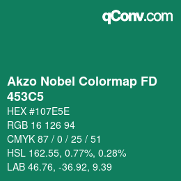 Color code: Akzo Nobel Colormap FD - 453C5 | qconv.com