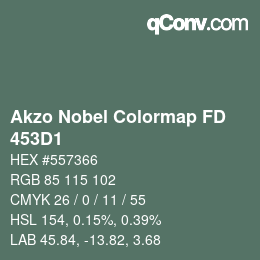 Color code: Akzo Nobel Colormap FD - 453D1 | qconv.com