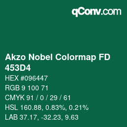 Color code: Akzo Nobel Colormap FD - 453D4 | qconv.com