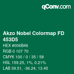Color code: Akzo Nobel Colormap FD - 453D5 | qconv.com