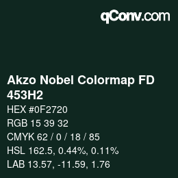Color code: Akzo Nobel Colormap FD - 453H2 | qconv.com