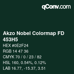 カラーコード: Akzo Nobel Colormap FD - 453H5 | qconv.com