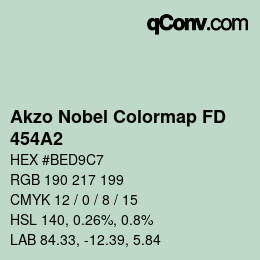 Code couleur: Akzo Nobel Colormap FD - 454A2 | qconv.com