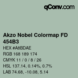 Farbcode: Akzo Nobel Colormap FD - 454B3 | qconv.com