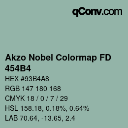 Color code: Akzo Nobel Colormap FD - 454B4 | qconv.com