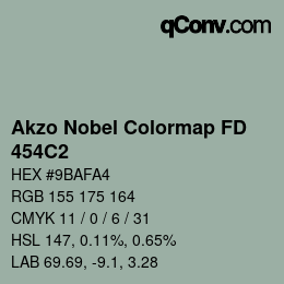 Color code: Akzo Nobel Colormap FD - 454C2 | qconv.com
