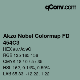 Color code: Akzo Nobel Colormap FD - 454C3 | qconv.com