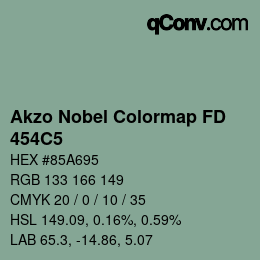 Color code: Akzo Nobel Colormap FD - 454C5 | qconv.com