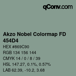 カラーコード: Akzo Nobel Colormap FD - 454D4 | qconv.com