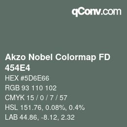 Color code: Akzo Nobel Colormap FD - 454E4 | qconv.com