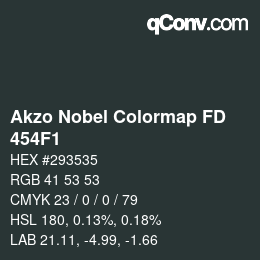 Color code: Akzo Nobel Colormap FD - 454F1 | qconv.com