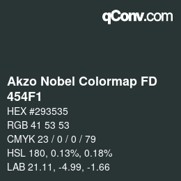 Code couleur: Akzo Nobel Colormap FD - 454F1 | qconv.com