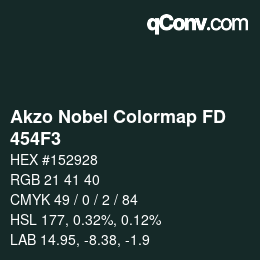 Código de color: Akzo Nobel Colormap FD - 454F3 | qconv.com