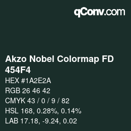 Color code: Akzo Nobel Colormap FD - 454F4 | qconv.com