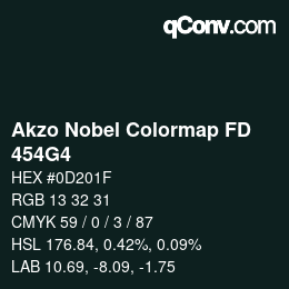 Farbcode: Akzo Nobel Colormap FD - 454G4 | qconv.com