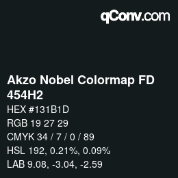 カラーコード: Akzo Nobel Colormap FD - 454H2 | qconv.com