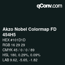 Código de color: Akzo Nobel Colormap FD - 454H5 | qconv.com