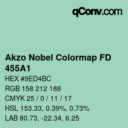Color code: Akzo Nobel Colormap FD - 455A1 | qconv.com