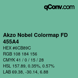 Color code: Akzo Nobel Colormap FD - 455A4 | qconv.com
