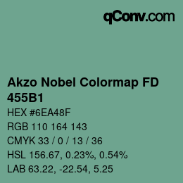 Color code: Akzo Nobel Colormap FD - 455B1 | qconv.com
