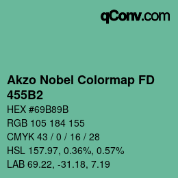 Color code: Akzo Nobel Colormap FD - 455B2 | qconv.com