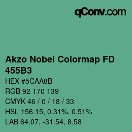 Color code: Akzo Nobel Colormap FD - 455B3 | qconv.com