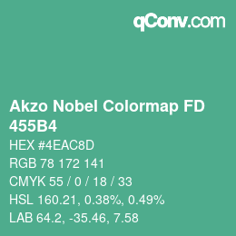 Farbcode: Akzo Nobel Colormap FD - 455B4 | qconv.com