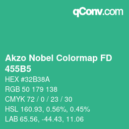 Color code: Akzo Nobel Colormap FD - 455B5 | qconv.com