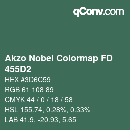 Color code: Akzo Nobel Colormap FD - 455D2 | qconv.com