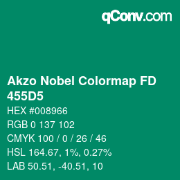 Color code: Akzo Nobel Colormap FD - 455D5 | qconv.com