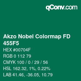 Color code: Akzo Nobel Colormap FD - 455F5 | qconv.com