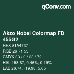 Color code: Akzo Nobel Colormap FD - 455G2 | qconv.com