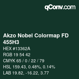 Color code: Akzo Nobel Colormap FD - 455H3 | qconv.com