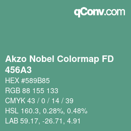 Color code: Akzo Nobel Colormap FD - 456A3 | qconv.com