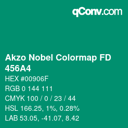 Código de color: Akzo Nobel Colormap FD - 456A4 | qconv.com