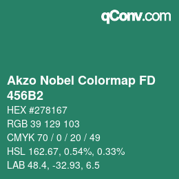 Código de color: Akzo Nobel Colormap FD - 456B2 | qconv.com