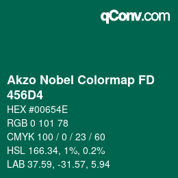 Code couleur: Akzo Nobel Colormap FD - 456D4 | qconv.com