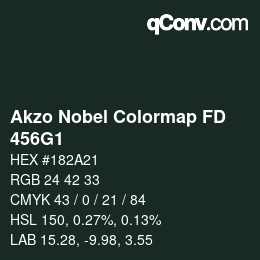 Color code: Akzo Nobel Colormap FD - 456G1 | qconv.com