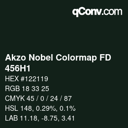 Color code: Akzo Nobel Colormap FD - 456H1 | qconv.com