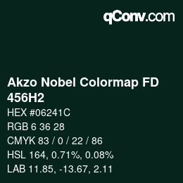 Color code: Akzo Nobel Colormap FD - 456H2 | qconv.com