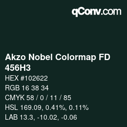 カラーコード: Akzo Nobel Colormap FD - 456H3 | qconv.com
