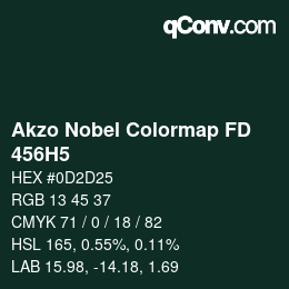 Color code: Akzo Nobel Colormap FD - 456H5 | qconv.com