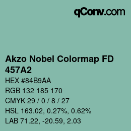 Código de color: Akzo Nobel Colormap FD - 457A2 | qconv.com