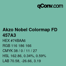 Color code: Akzo Nobel Colormap FD - 457A3 | qconv.com