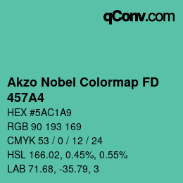 Color code: Akzo Nobel Colormap FD - 457A4 | qconv.com